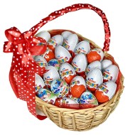 Сладкая корзина "Киндер-сюрприз" Сладкая корзина "Киндер-сюрприз"